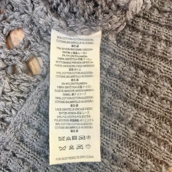 Free People gray knit sweater - Picture 4 of 5